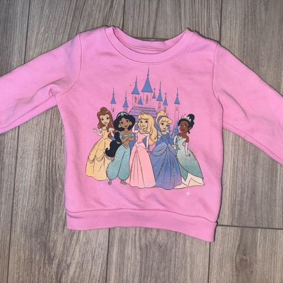 Disney Princess Crew Neck Sweatshirt - Picture 1 of 2